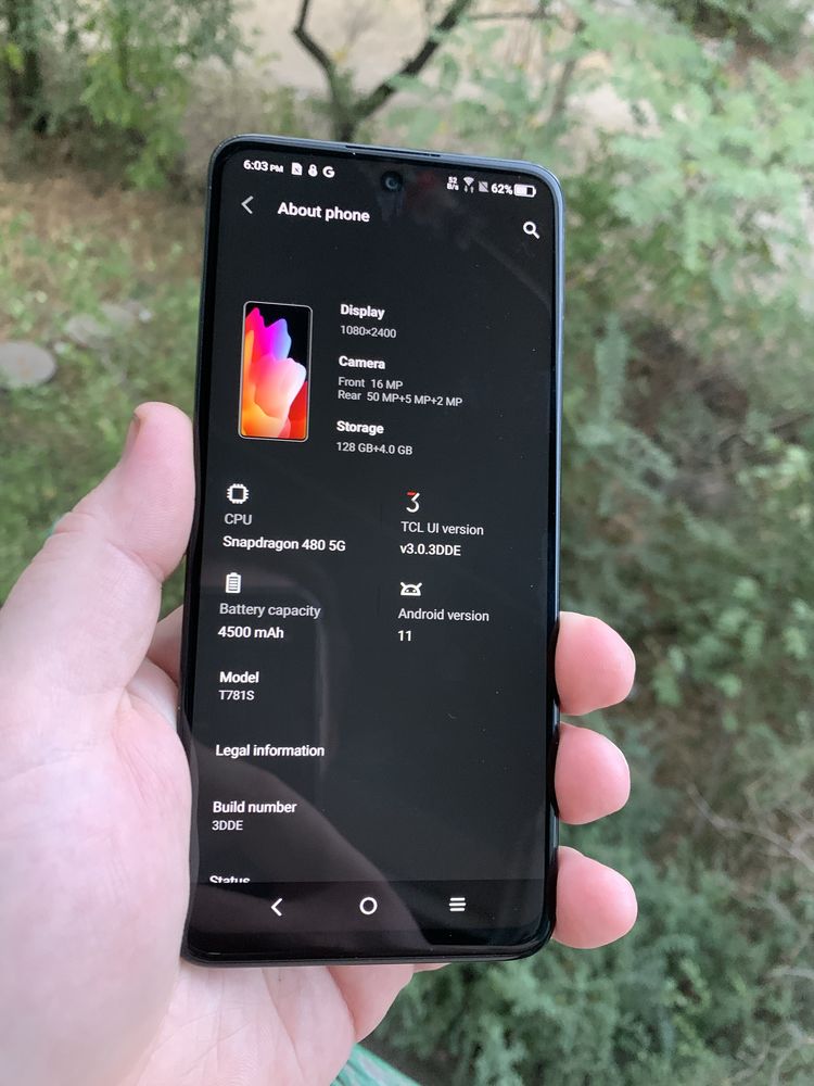 TCL V30 4/128 5G як новий