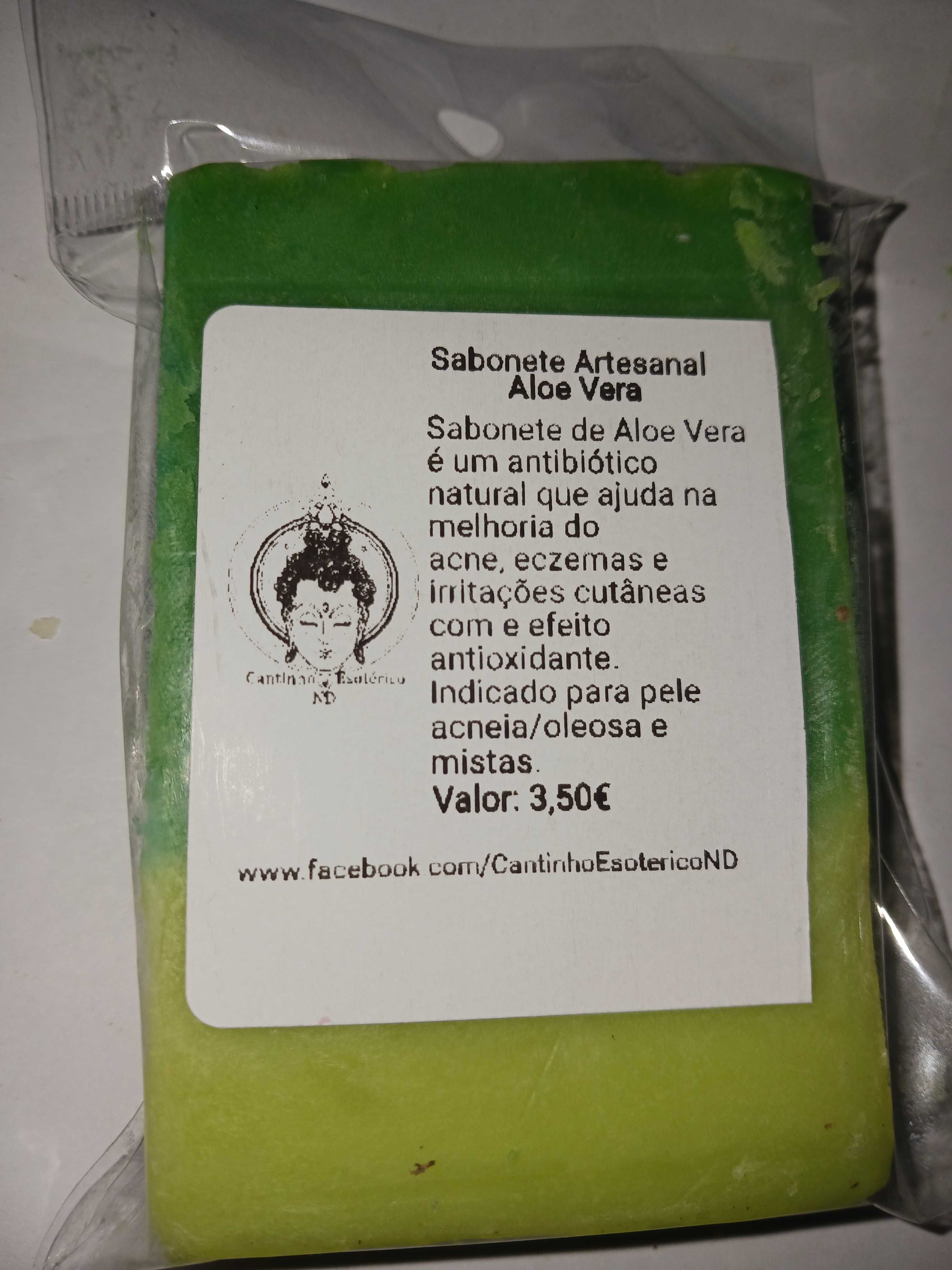 Sabonete Artesanal Aloe Vera NOVO PREÇO