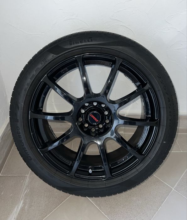 Диски Rays R18 5.114.3/ 5.120 / гума Pirelli 225/45 R18 2021