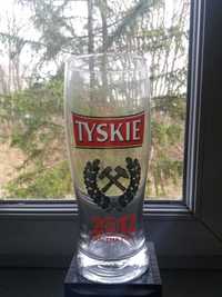 Szklanka na piwo Tyskie. Nowe, Karczma piwna 2012.