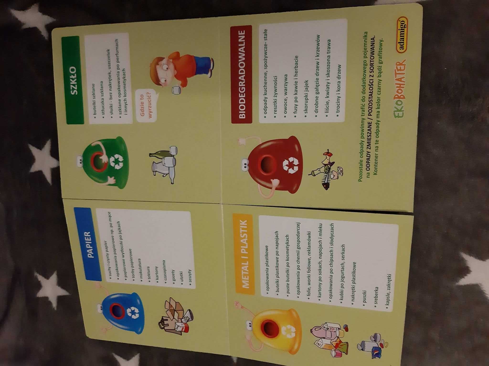 Gra ekobohater, edukacyjna gra planszowa, produkt polski