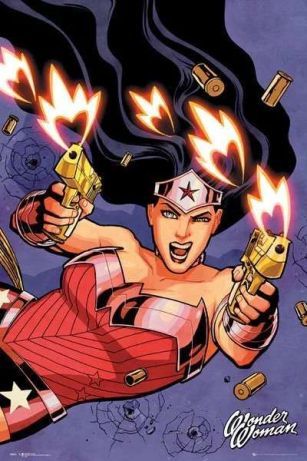 Lote 7 Posters Novos wonder woman bombshell e comics