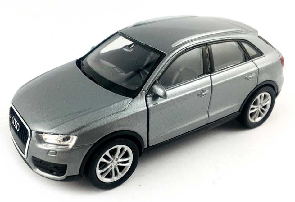 Audi Q3 model WELLY 1:34 grafitowy