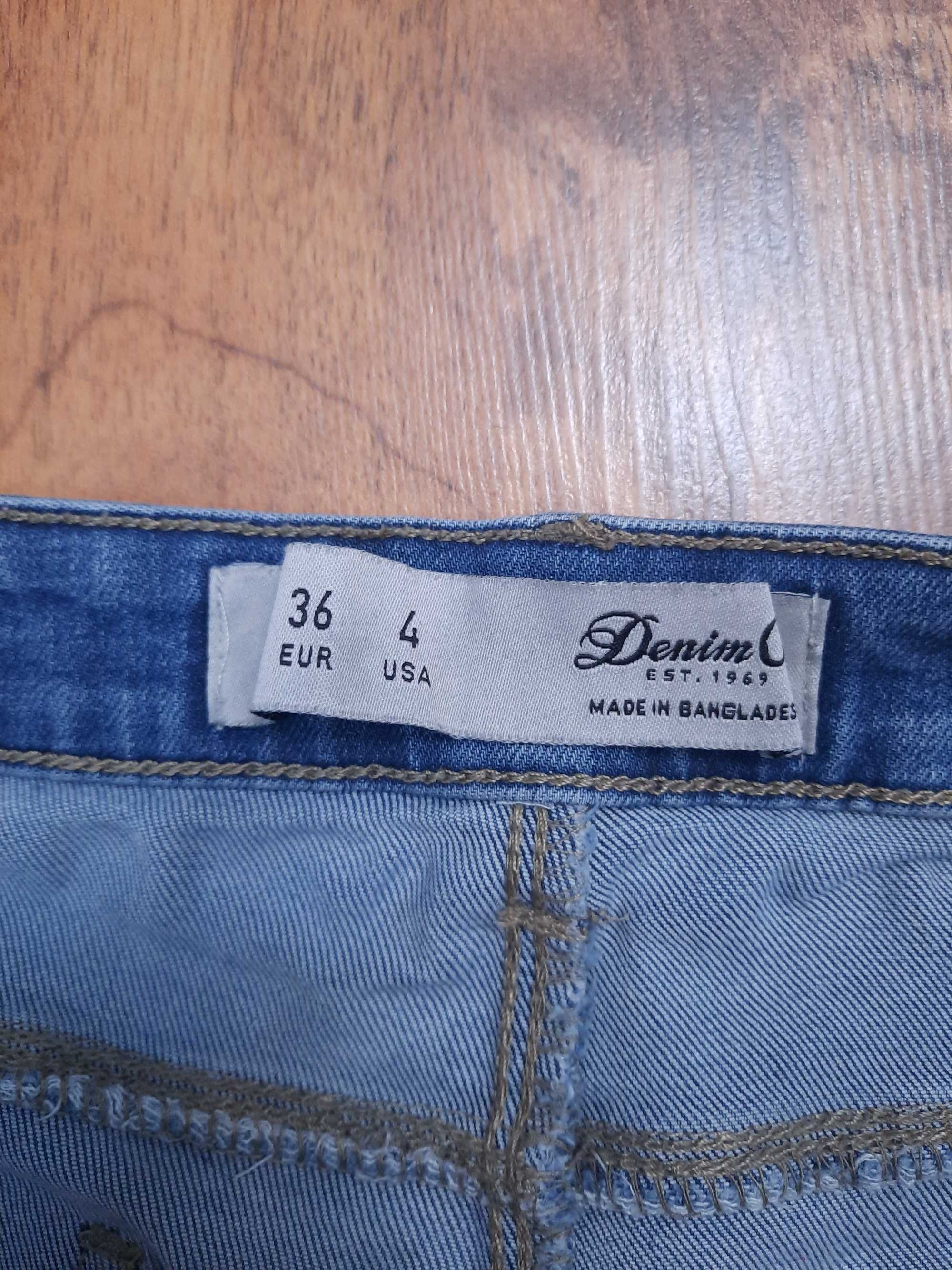 Spodenki jeansowe bermudy szorty jeans Denim Co rozmiar 36 S