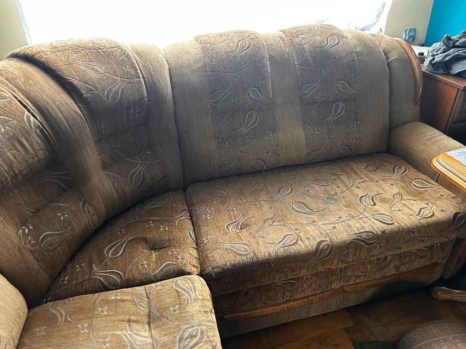 Naroznik, sofa rozkladana z mozliwoscią spania - duza.