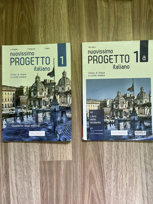 Podręcznik i ćwiczeniówka do j.włoskiego