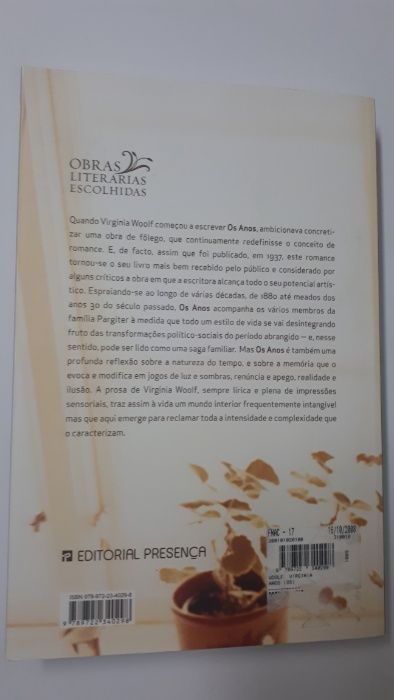 Virginia Woolf - Os anos