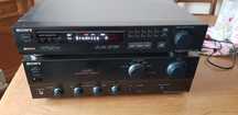 Zestaw Sony wzmacniacz ta f445r z tuner