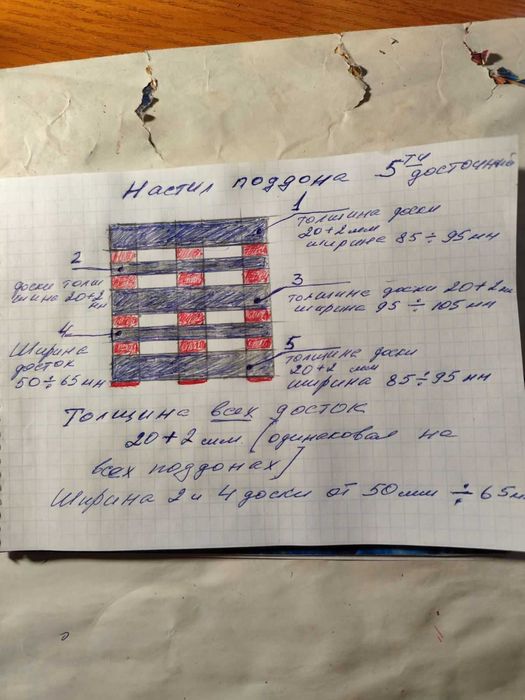 Куплю поддон 980*860*95 и 1200*1000