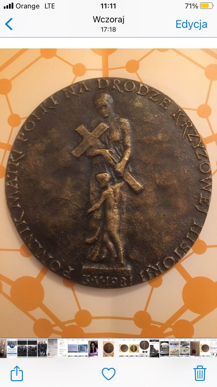 Medal Pomnik Matki Polki  3.V. 1981