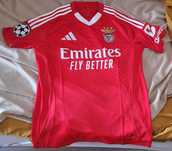 Camisola Principal do SL Benfica Oficial 2024/2025 Nova Original - M