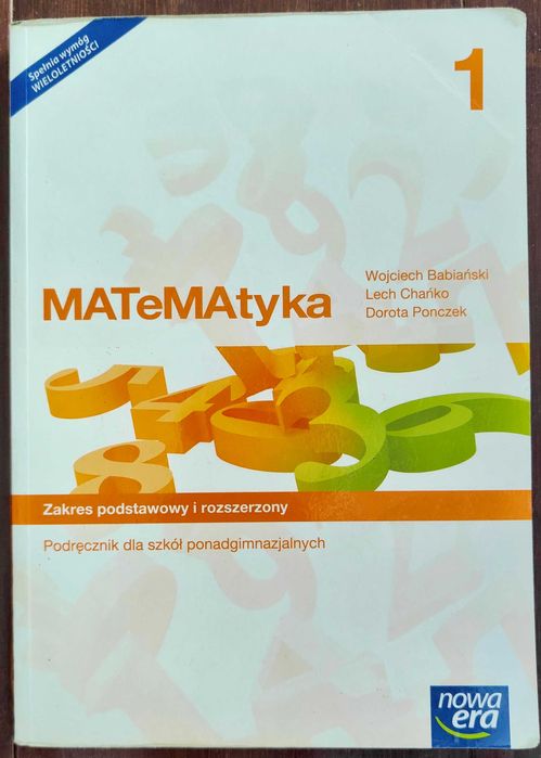 MATeMATyka 1 - Podręcznik  rozszerzenie