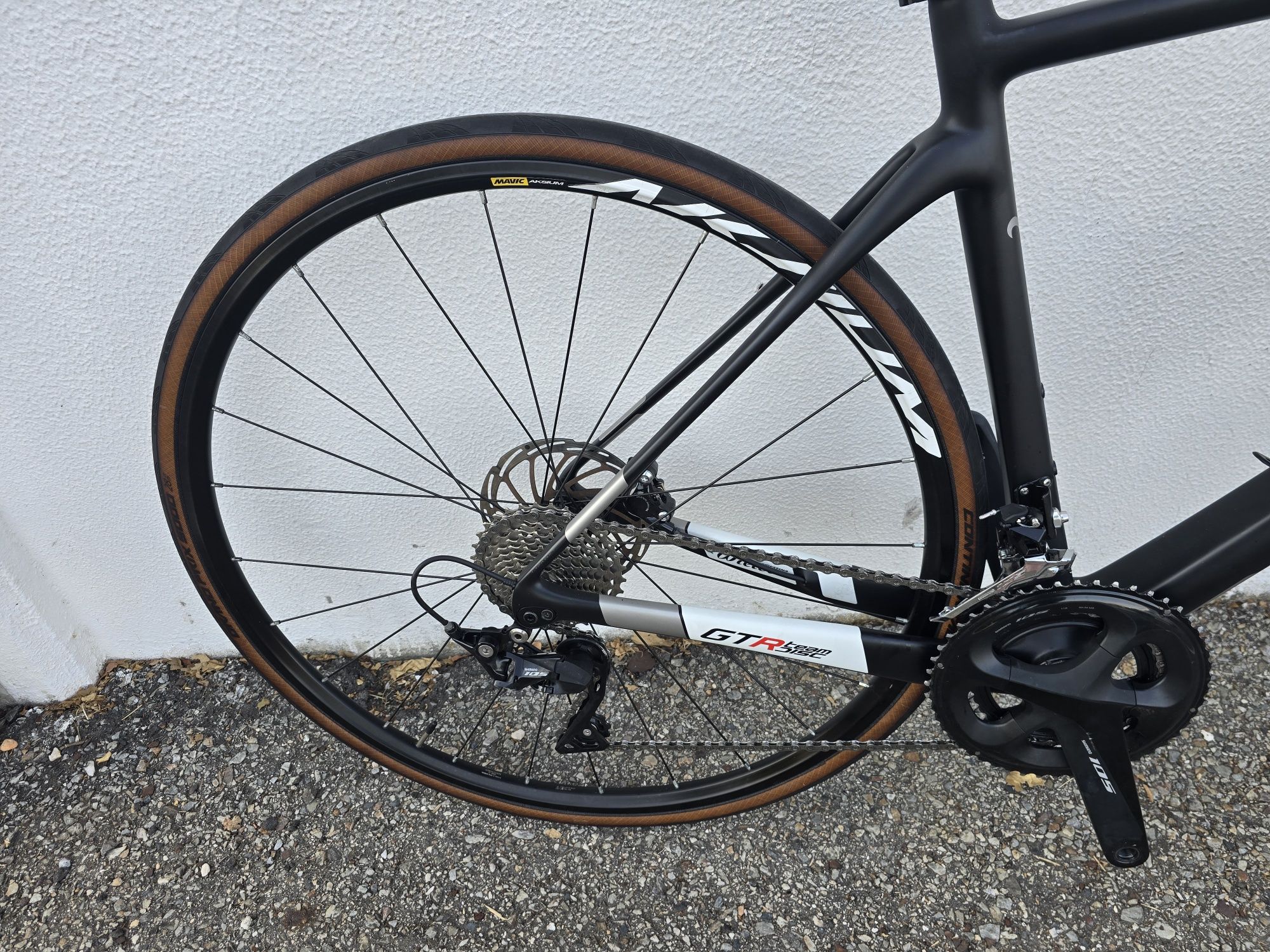Bicicleta de carbono willier m de disco