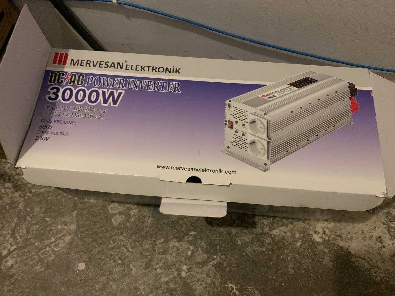 Инвертор преобразователь напряжения Mervesan  3000Вт за 22000 грн.