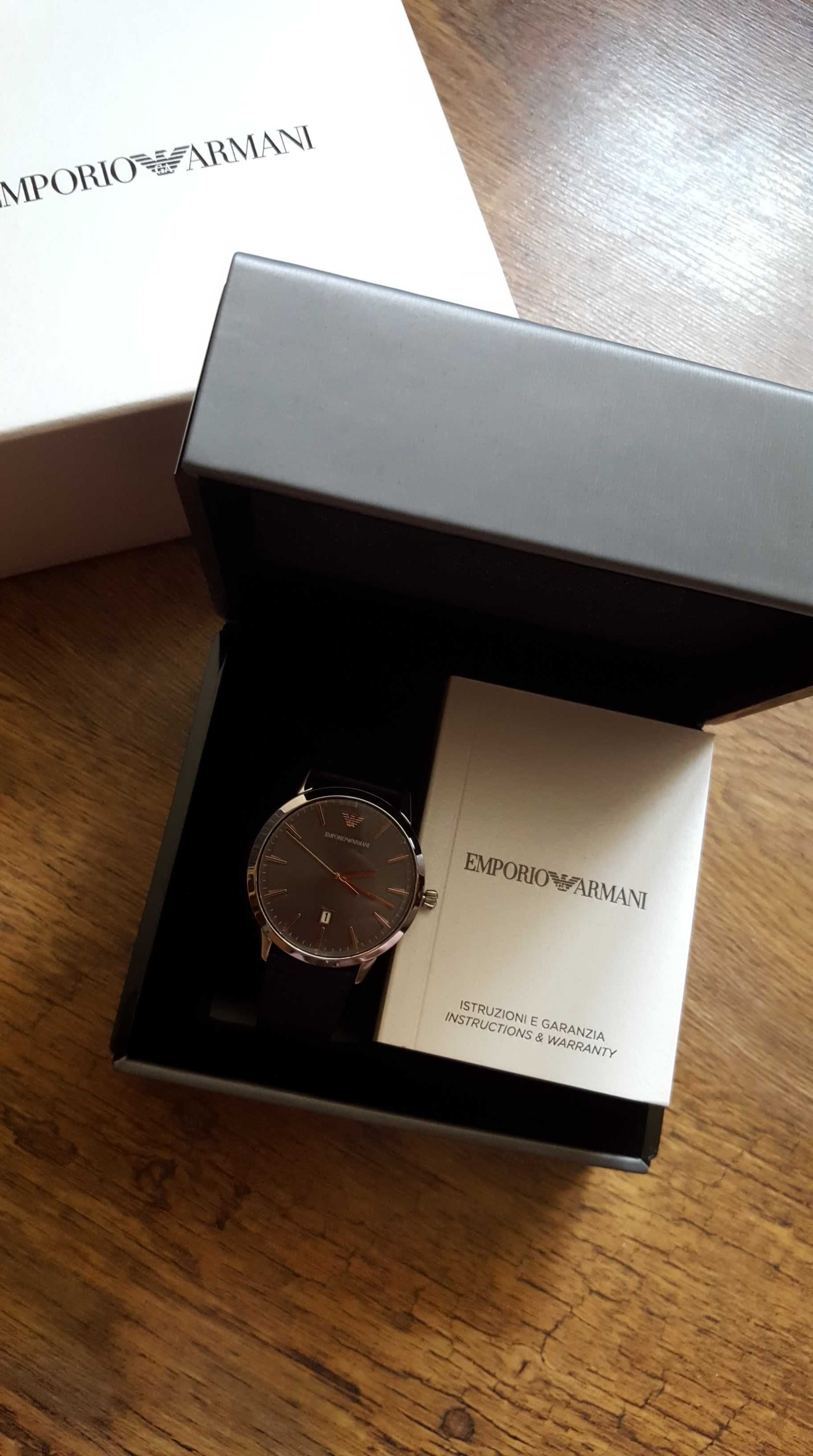 Nowy Zegarek EA7 Emporio Armani skóra oryginał 100% dowód zakupu
