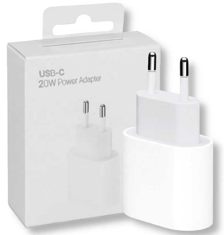 Szybka Ładowarka (Zasilacz 20W USB-C) do iPhone i urządzeń Apple