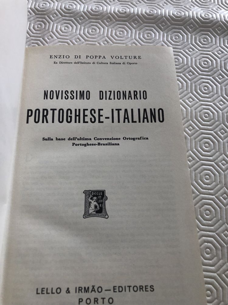 Dicionario de portugues e italiano