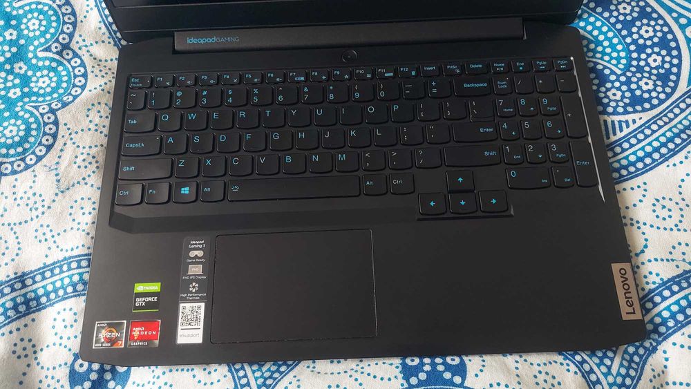 Lenovo IdeaPad Gaming 3 15 Ryzen 32GB 256GB+1TB GTX1650Ti Stan idealny