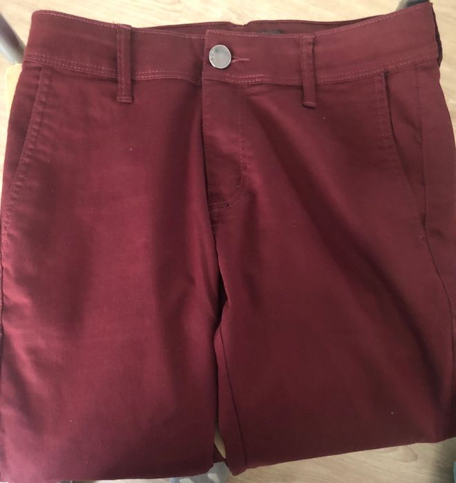 Jeanswear bordô nova