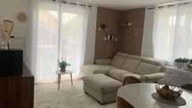 Sofá 4 lugares beige