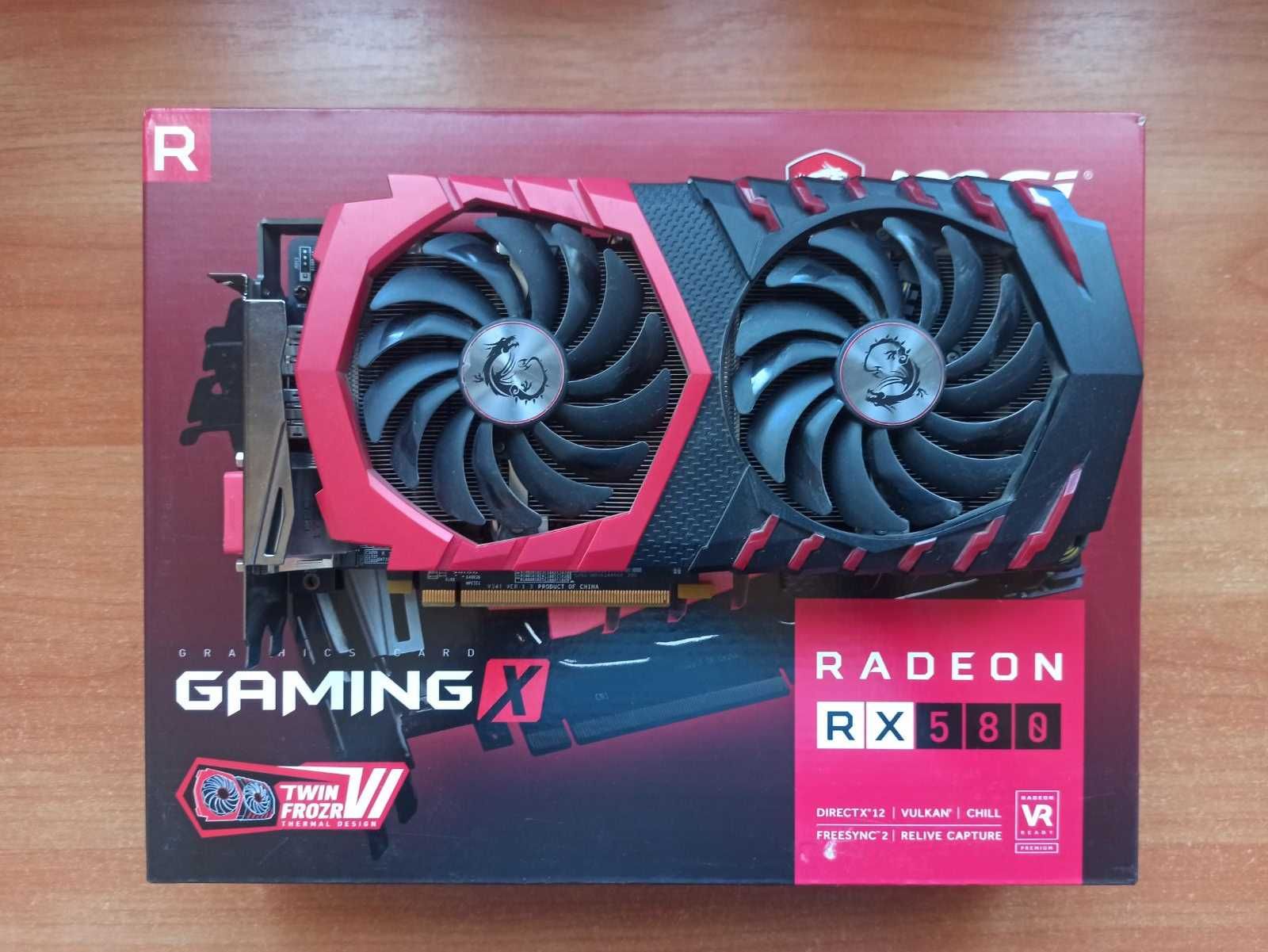 Відеокарта MSI RX 580 GAMING X 4GB (відмінний стан)