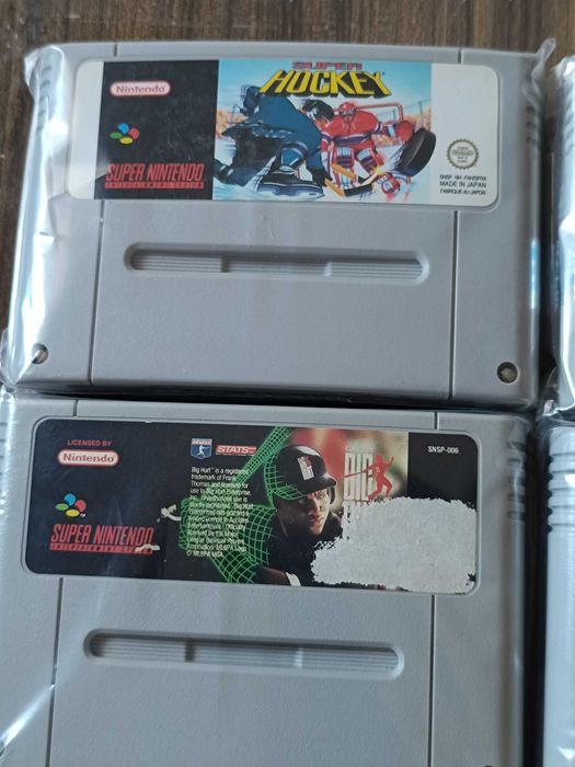 5 Jogos Hockey NHL e Golf Super Nintendo SNES