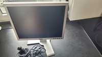 Monitor Dell 17 cali sprawny, kable