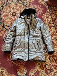Тепла куртка пальто для дівчинки 146 152