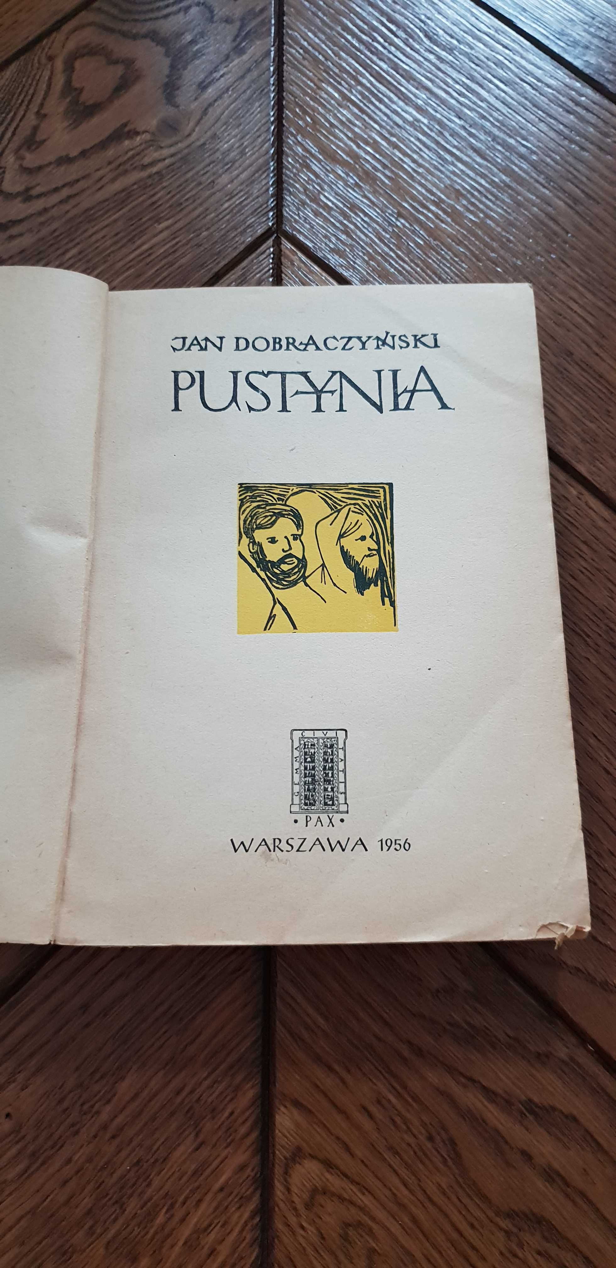 Książka rok 1956 "Pustynia" Jan Dobraczyński