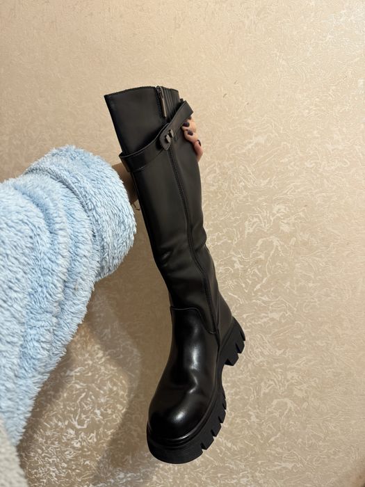 Зимові батфорди (сапоги) 38 розмір, натуральна шкіра, нові