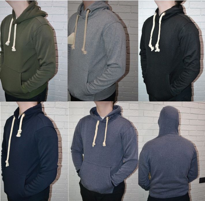 Турецьке Якісне Однотонне Тепле Зимове Худі (від 3 шт ціна = 749 грн)