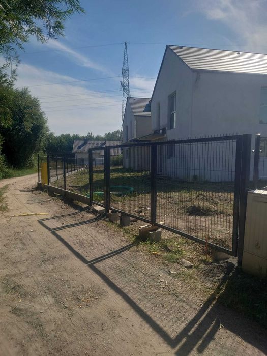 ogrodzenia ogrodzenie panelowe panele słupki brama furtka płot palety