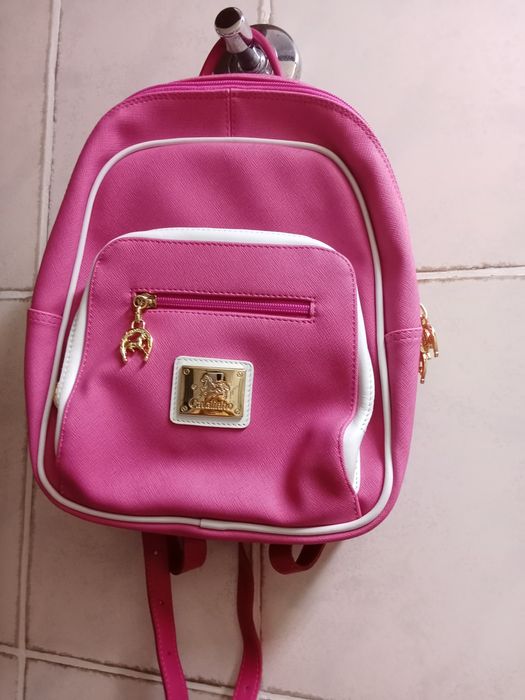 Mochila rosa - Cavalinho - NOVA COM ETIQUETAS