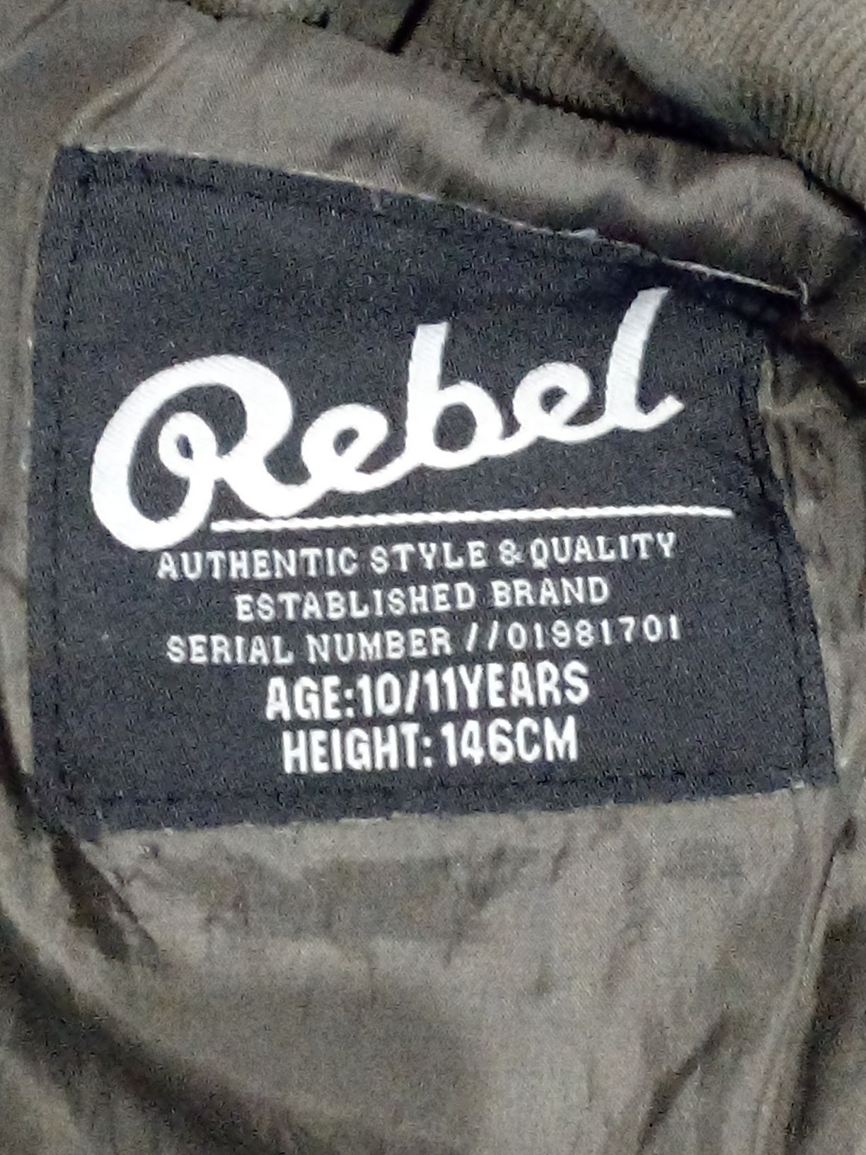 Kurtka chłopięca Rebel 146