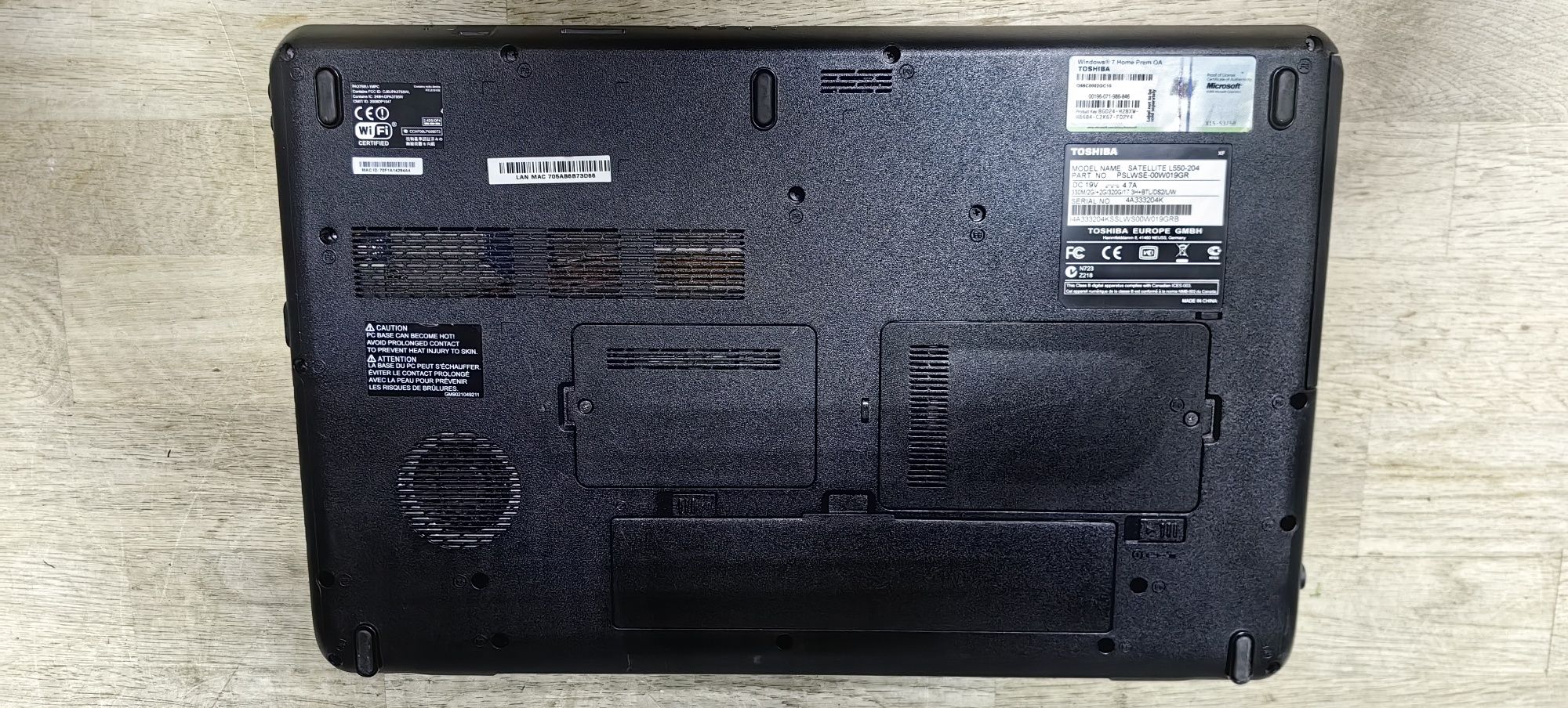 Ноутбуки Dell P40G/Toshiba Satellite L550/Medion Akoya E6240