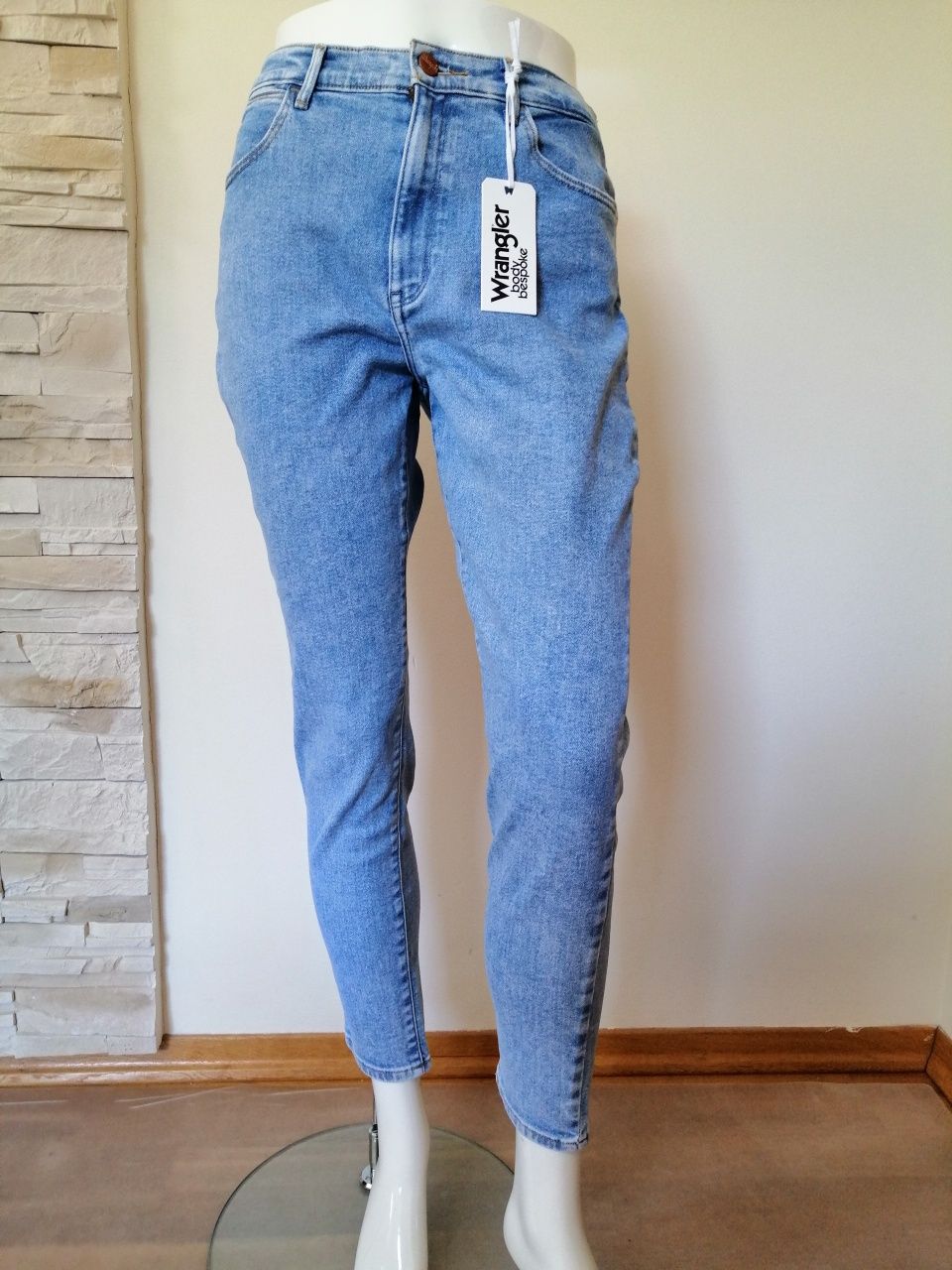 Wrangler High Skinny 630 Cher nowe damskie jeansy rurki rozm 32/30