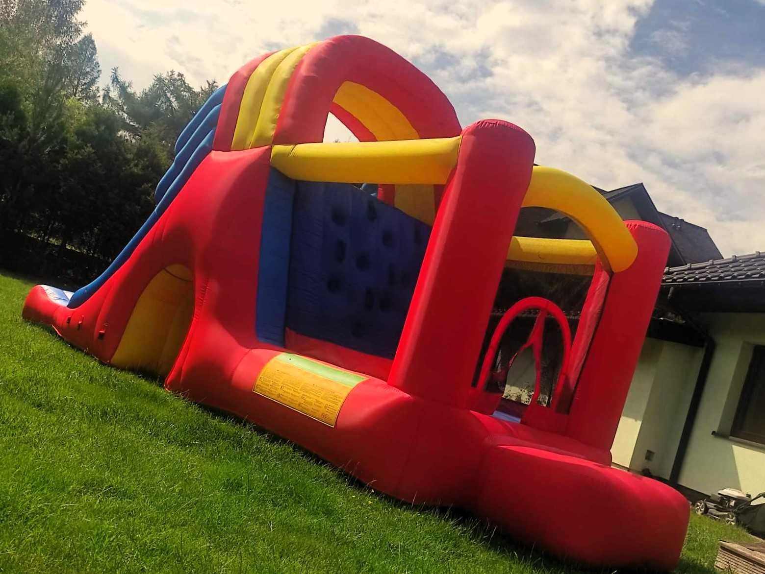 Dmuchaniec Wynajmij zamek z trampoliną i podwójną zjeżdżalnią impreza