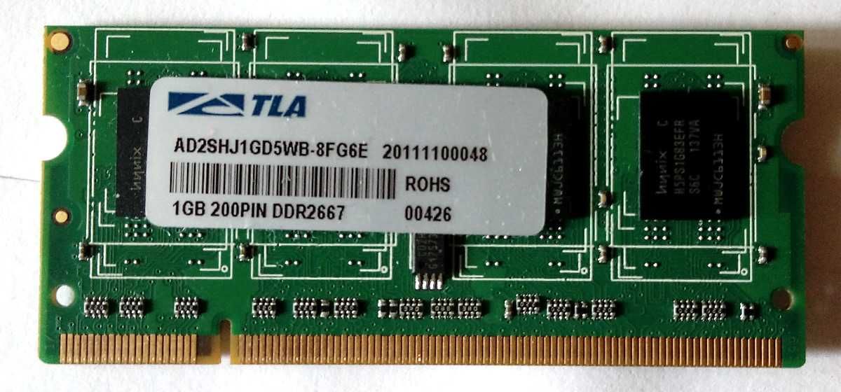 1 Gb РС2-5300s SO-Dimm