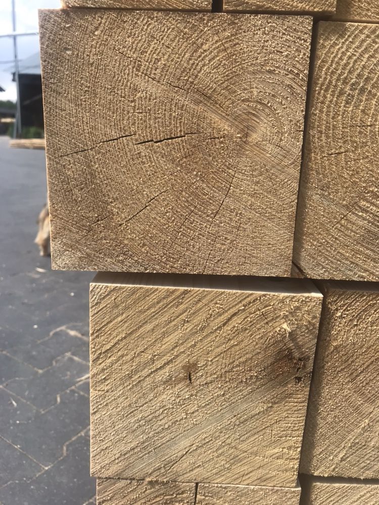 Drewno konstrukcyjne , suszone strugane, 14x14 świerk