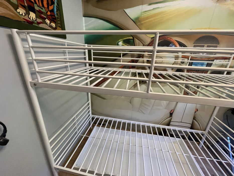 IŁóżko piętrowe bałe z szufladą bez materacy