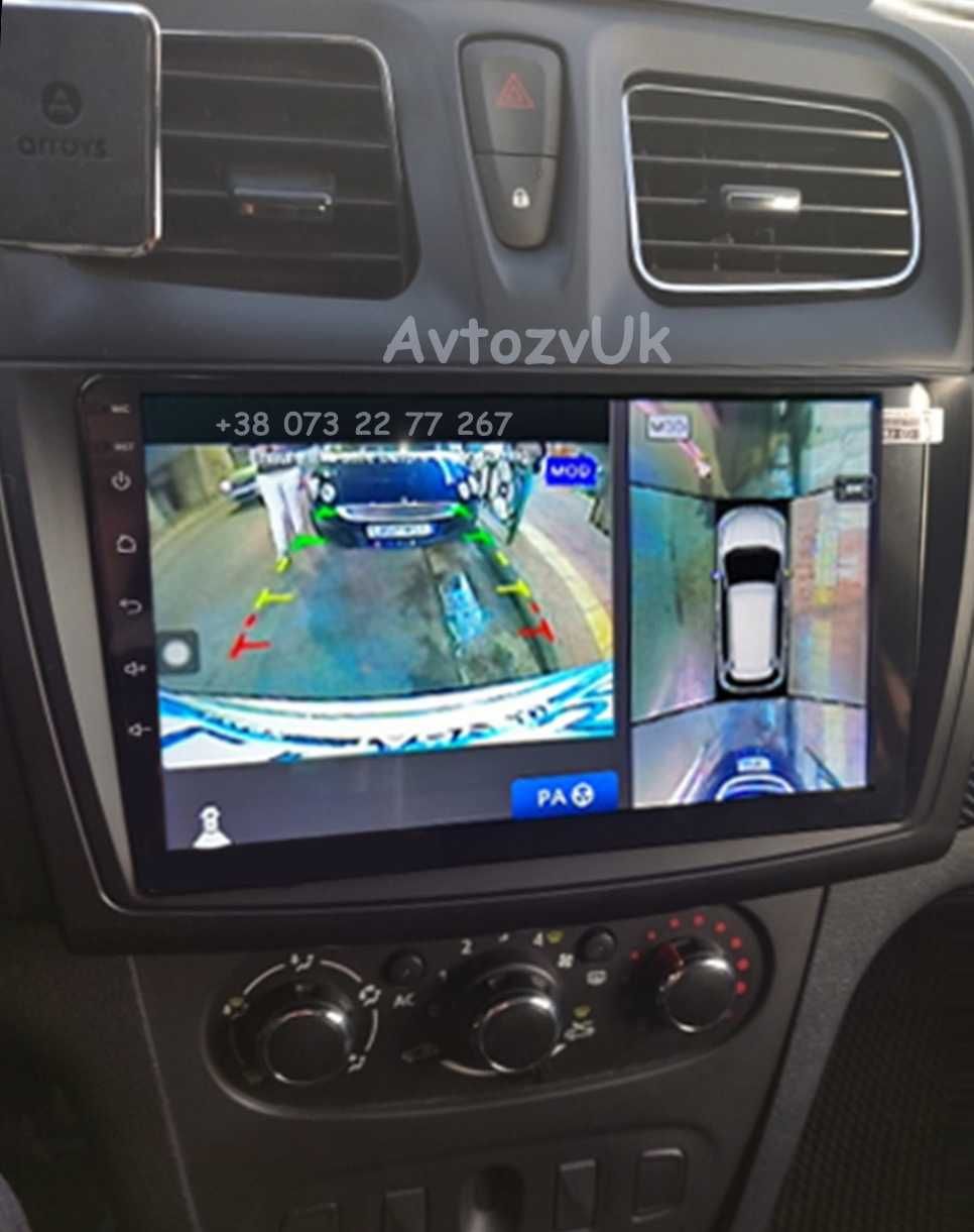 Магнитола RENAULT Logan MCV Sandero DACIA Lodgy GPS CarPlay Android 13