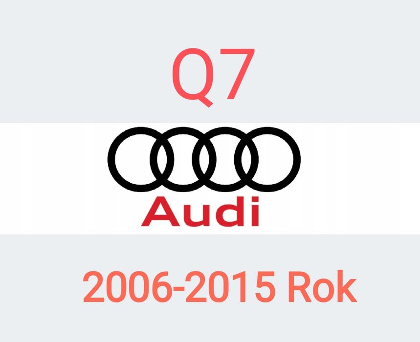 MATA bagażnika wykładzina wanna AUDI Q7  oryginał