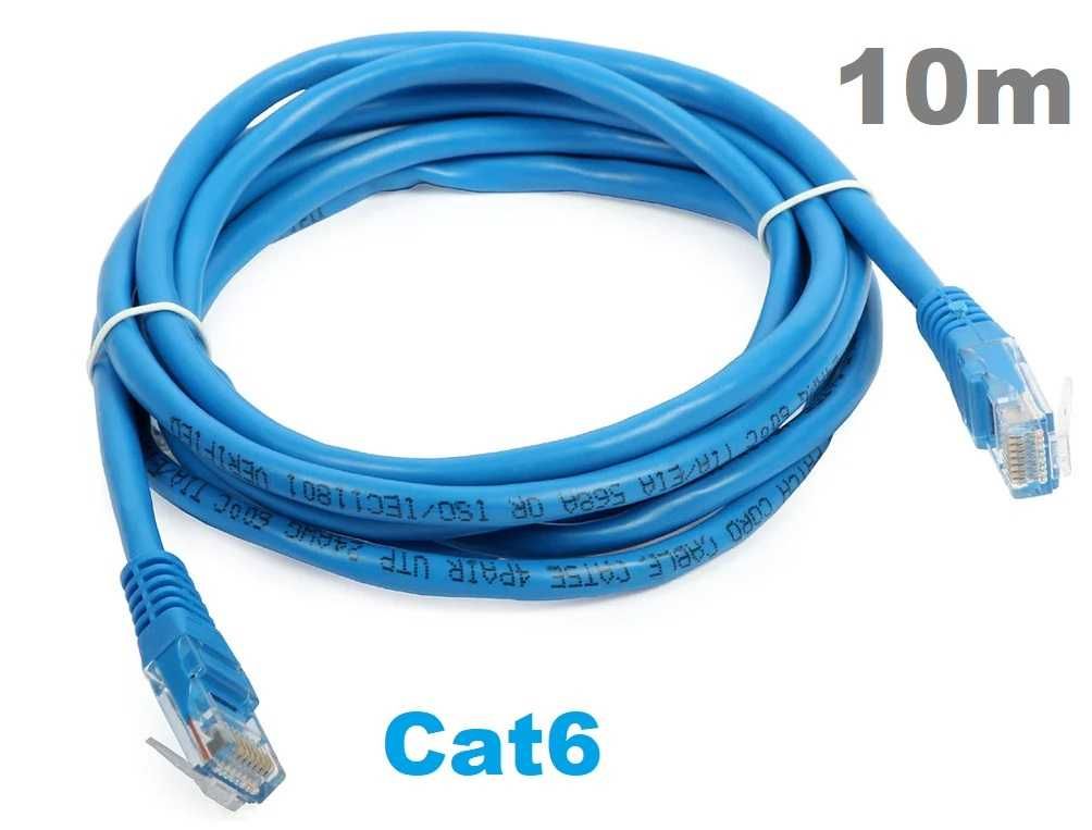 Kabel sieciowy LAN Ethernet RJ45 UTP 10m Cat6 * Video-Play Wejherowo