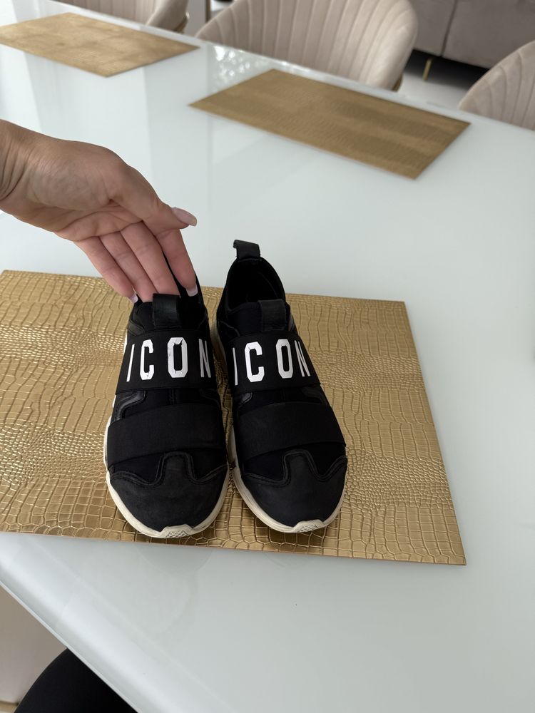 Dsquared Icon sneakersy czarne 36