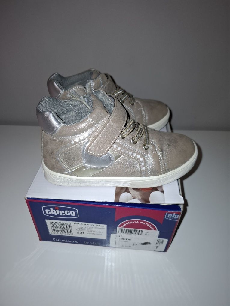 Sapatilhas/Bota Chicco tam.27, Silver