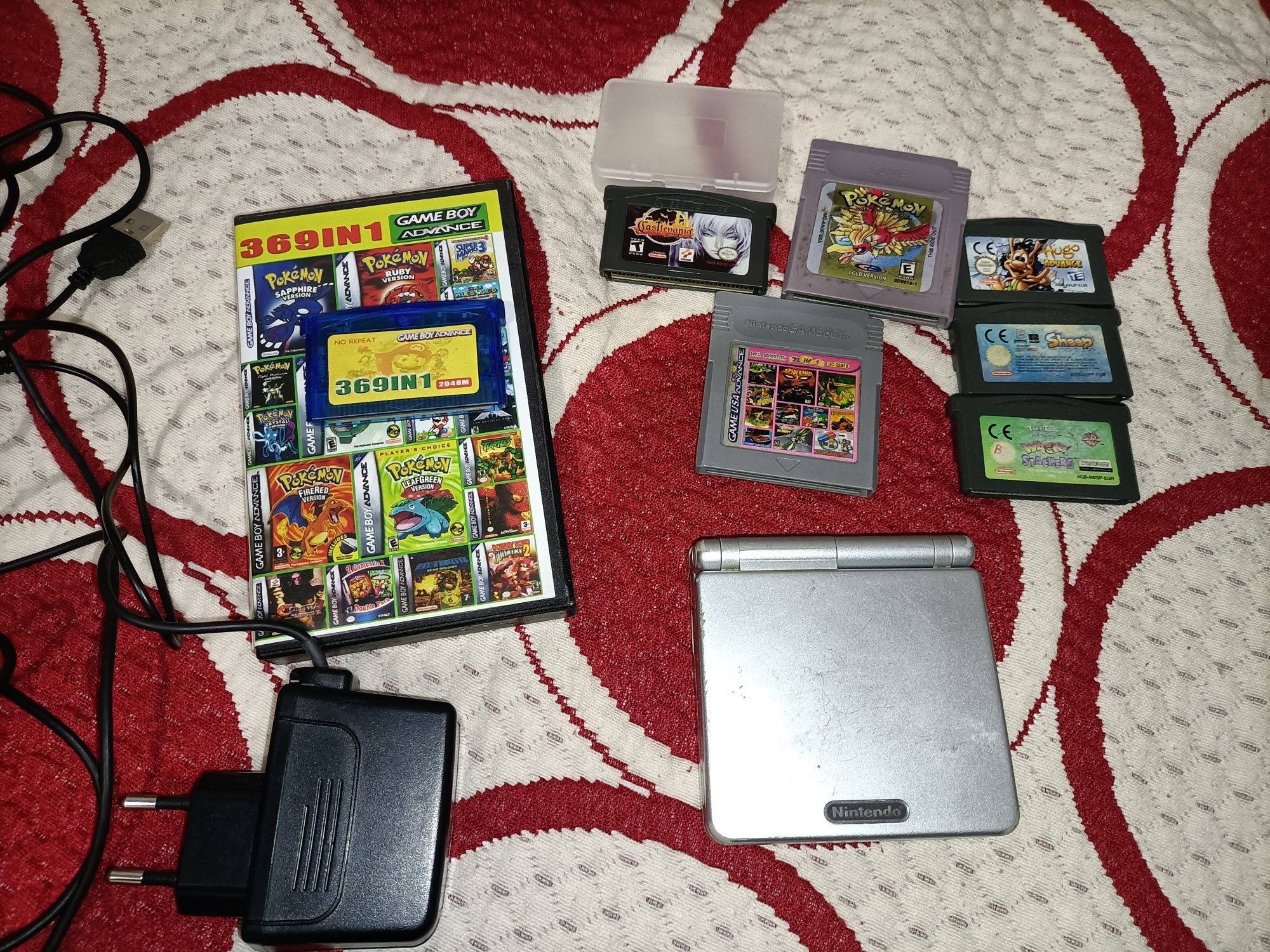 Game Boy advance SP+Jogos