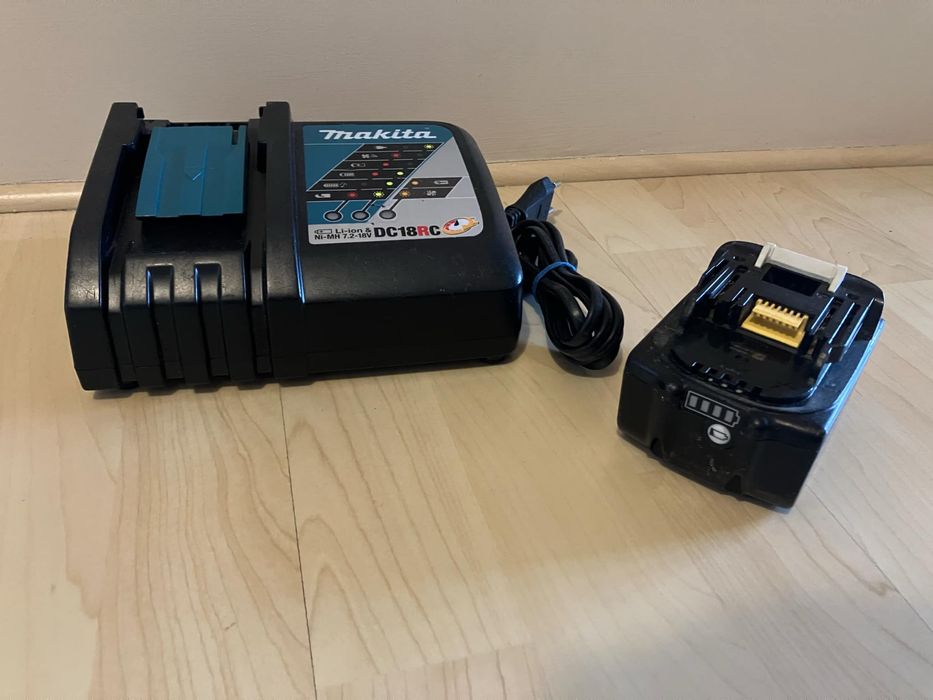 Szybka ładowarka Makita DC18RC Li-Ion 7,2-18V i Bateria BL1850B 5.0Ah
