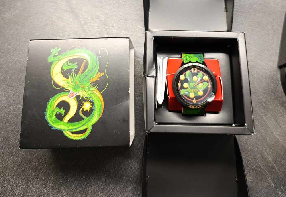 Zegarek limitowany Swatch SB01Z102 Dragon Ball Z - SHENRON X SWATCH