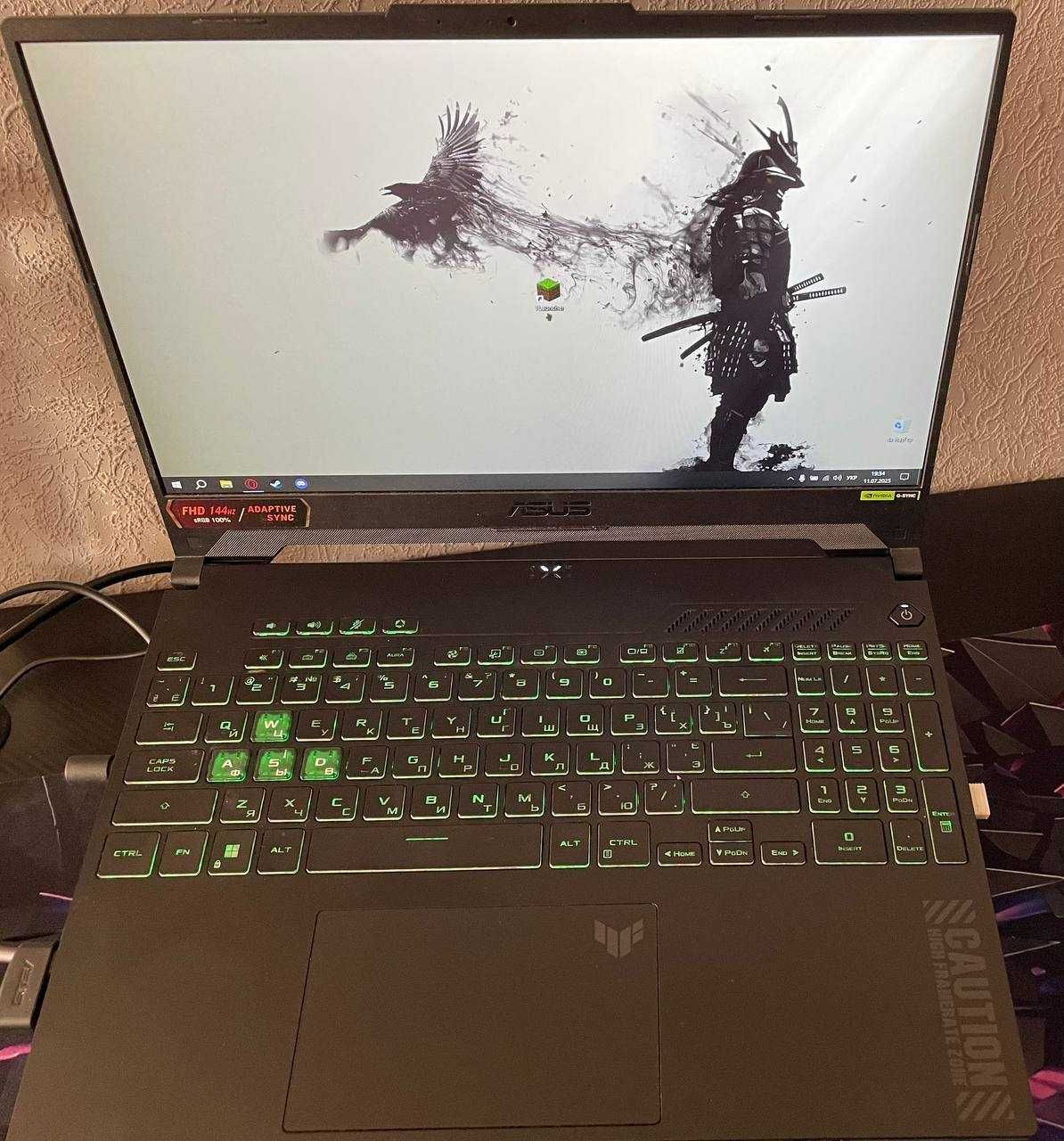 Продаю ігровий ноутбук ASUS TUF Gaming A15 FA507NU