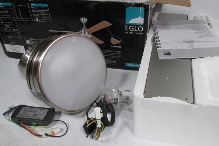 Eglo 35081 LED Wentylator sufitowy LED + pilot Eglo 35081srebra